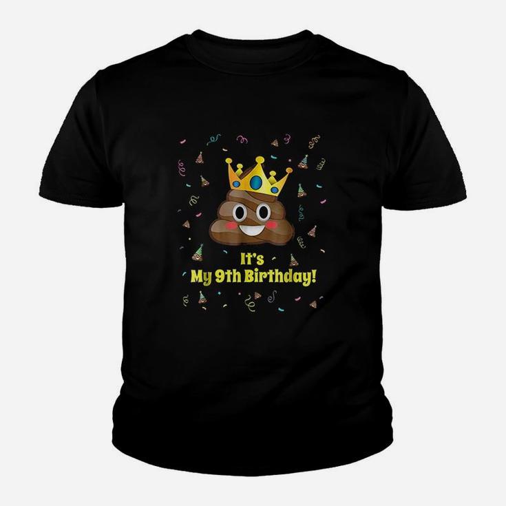 It Is My 9Th Birthday Crown Youth T-shirt