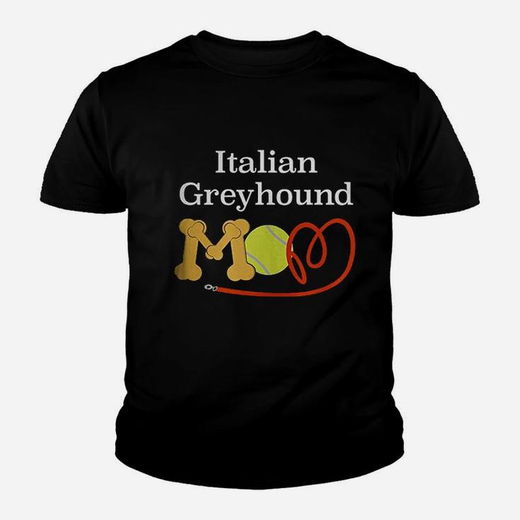 Italian Greyhound Mom Dog Breed Youth T-shirt