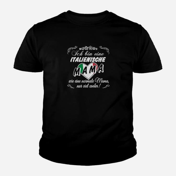 Italienische Mama Kinder Tshirt, Stolzes Muttersein Motiv