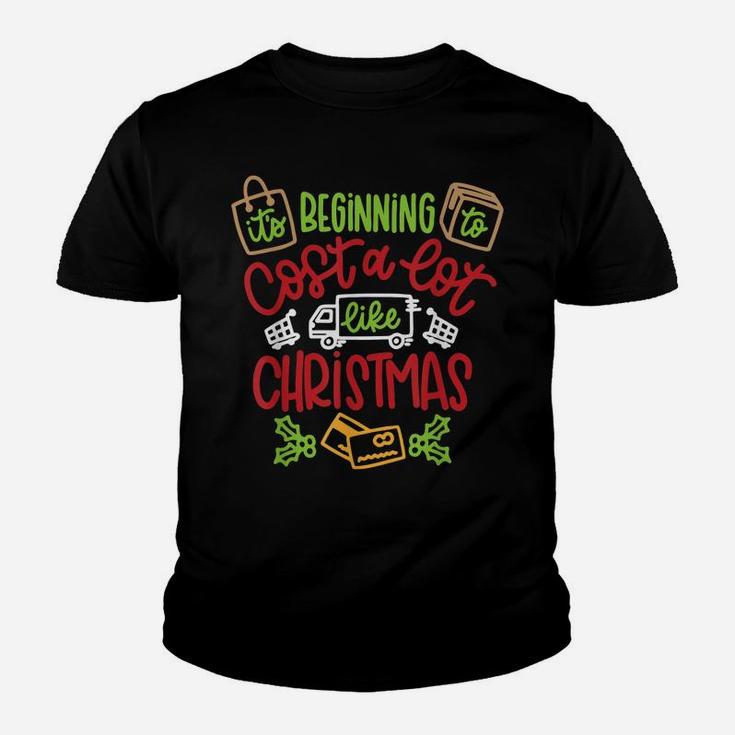 It's Beginning To Cost A Lot Like Christmas Funny Xmas Gift Youth T-shirt