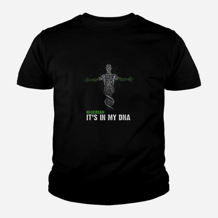 Its In My Dna Nigerian Flag Nigeria Gift Youth T-shirt