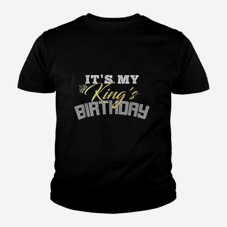 Its My King Birthday Couples Matching Birthday Youth T-shirt