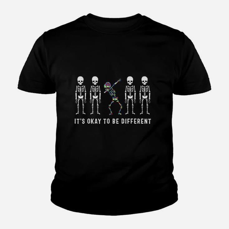 Its Okay To Be A Little Different Skeleton Gift Youth T-shirt