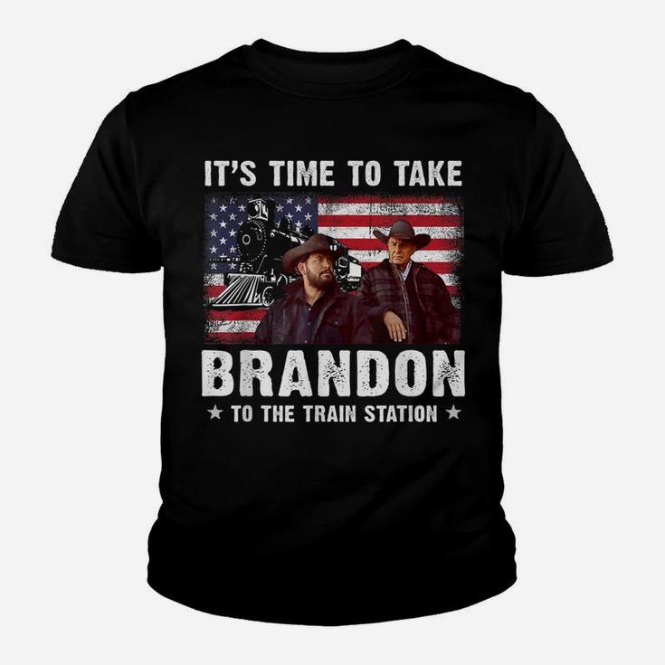 Its Time To Take Brandon To The Train Station Retro Vintage Youth T-shirt