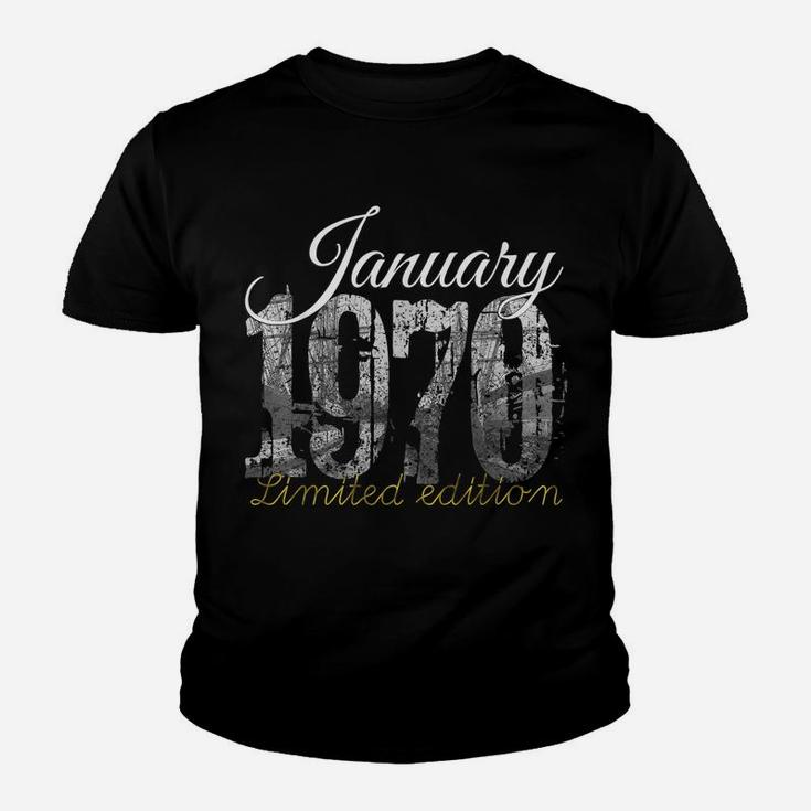 January 1970 Tee - 50 Year Old Shirt 1970 50Th Birthday Gift Youth T-shirt