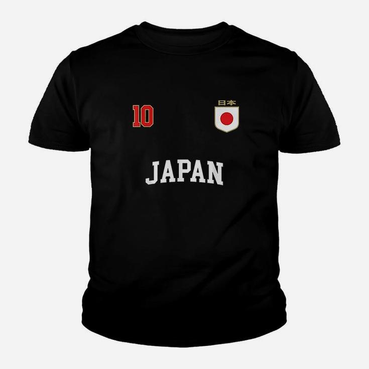 Japan Soccer Team 10 Retro Japanese Flag Youth T-shirt
