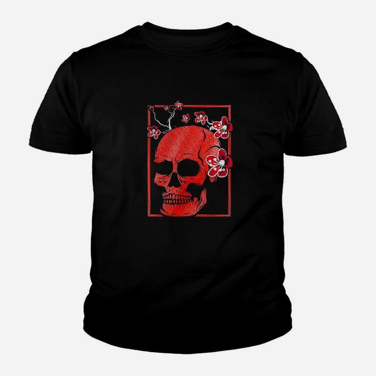 Japanese Demon Art Face Skull Devil Oni Harajuku Aesthetic Youth T-shirt