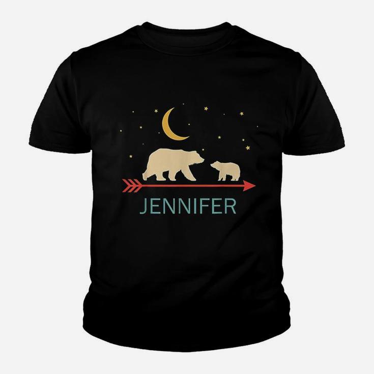 Jennifer Name Gift Personalized Mama Bear Youth T-shirt