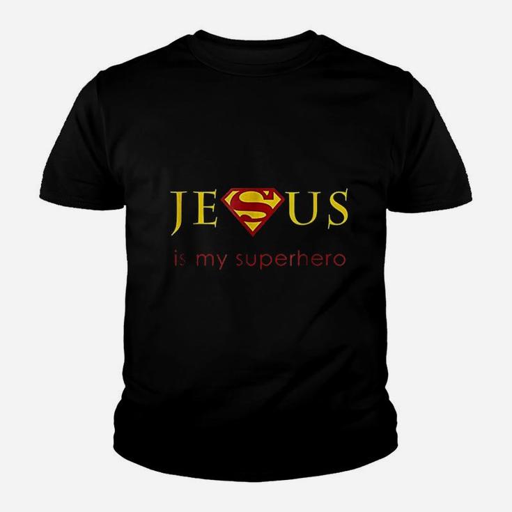 Jesus Is My Superhero Youth T-shirt