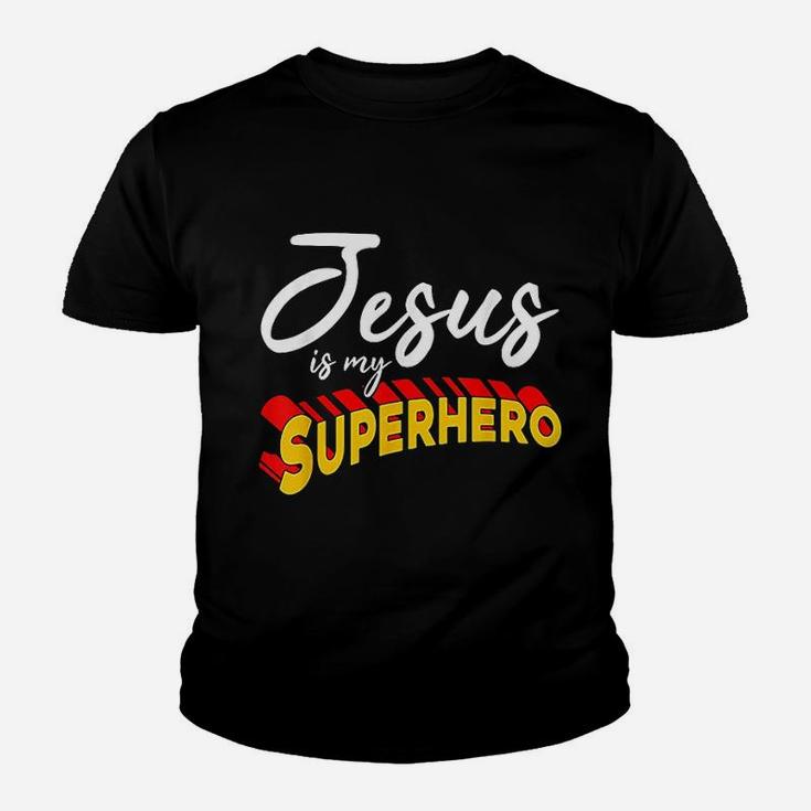 Jesus Is My Superhero Youth T-shirt