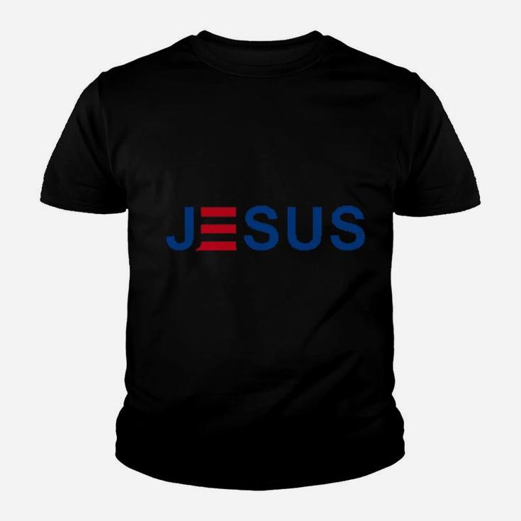 Jesus Patriotic Christian Faith In God Red White And Blue Youth T-shirt