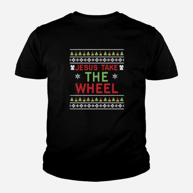Jesus Take The Wheel Youth T-shirt
