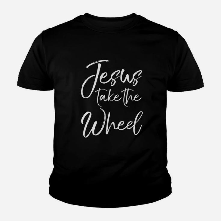 Jesus Take The Wheel Youth T-shirt