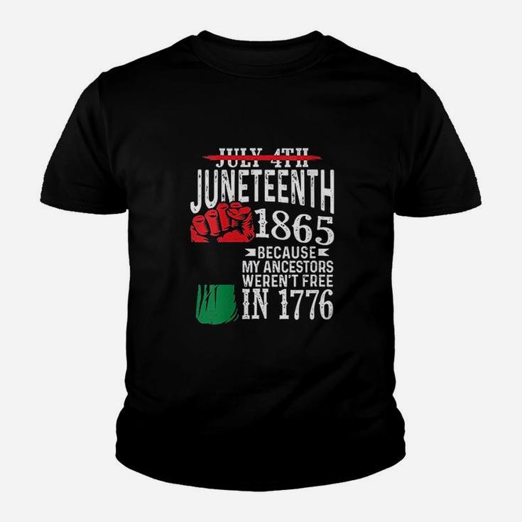 July 4Th Juneteenth Youth T-shirt