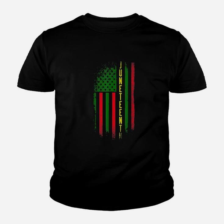Juneteenth Africa Flags Youth T-shirt