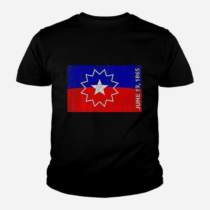 Juneteenth Freedom Day Flag Black History Remembrance Youth T-shirt