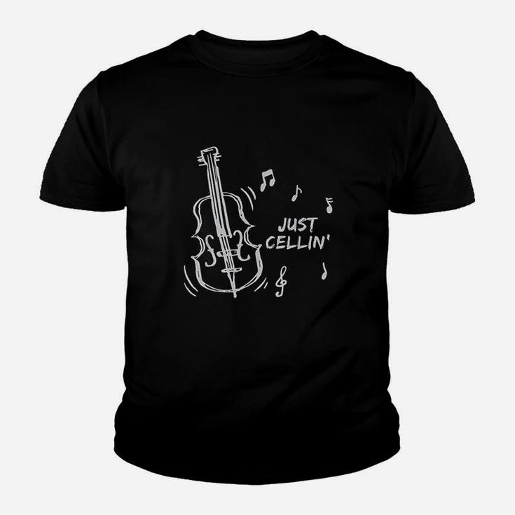 Just Cellin Musician Cellist Music Gifts Cello Youth T-shirt