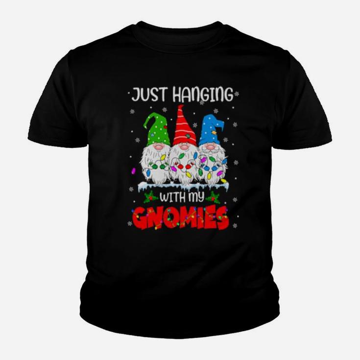 Just Hanging With My Gnomies Ugly Xmas Costume Youth T-shirt
