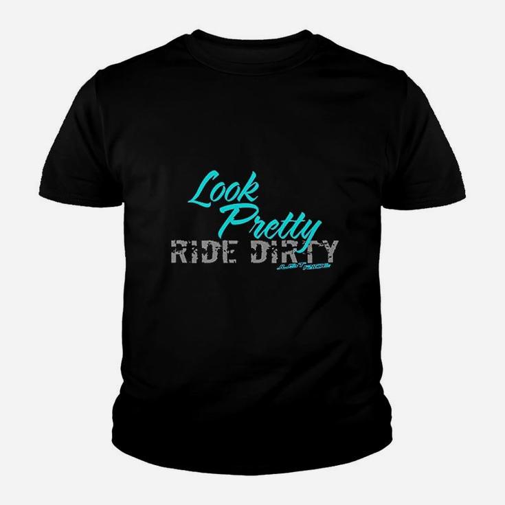 Just Ride Look Pretty Ride Dirty Youth T-shirt