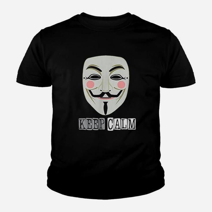 Keep Calm Anonymous Youth T-shirt