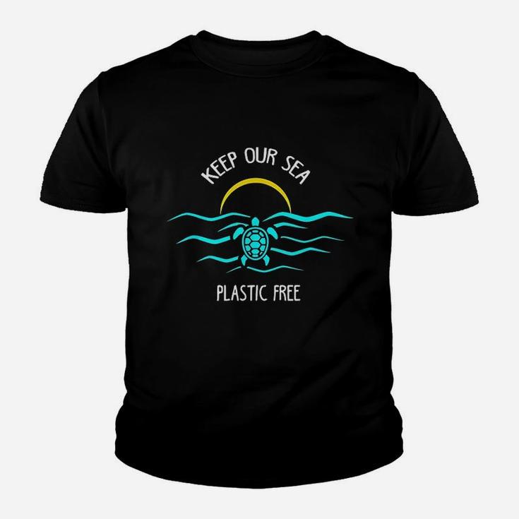Keep Our Sea Plastic Free Save The Ocean Youth T-shirt