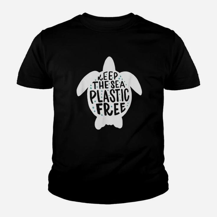 Keep The Sea Plastic Free Turtle Youth T-shirt