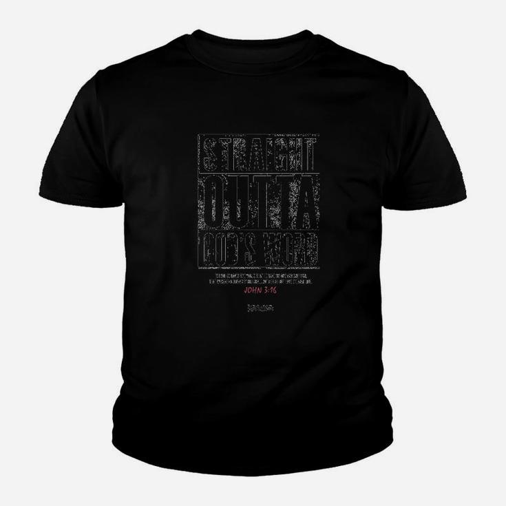 Kerusso Straight Outta Gods Word Christian Youth T-shirt