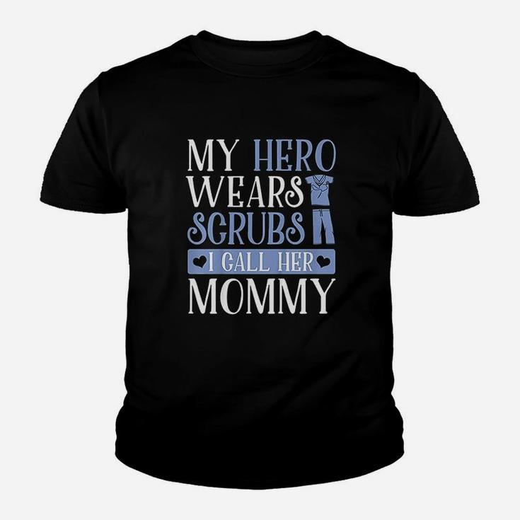 Kids My Hero Wears I Call Her Mommy Adorable Kids Youth T-shirt