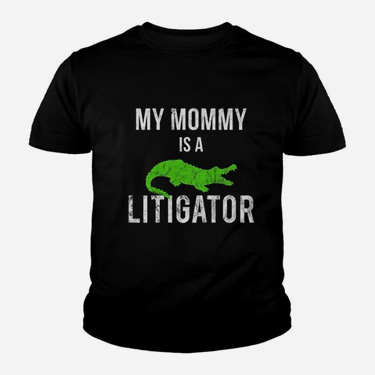 Kids My Mommy Is A Litigator Lawyer Moms Mothers Kids Youth T-shirt