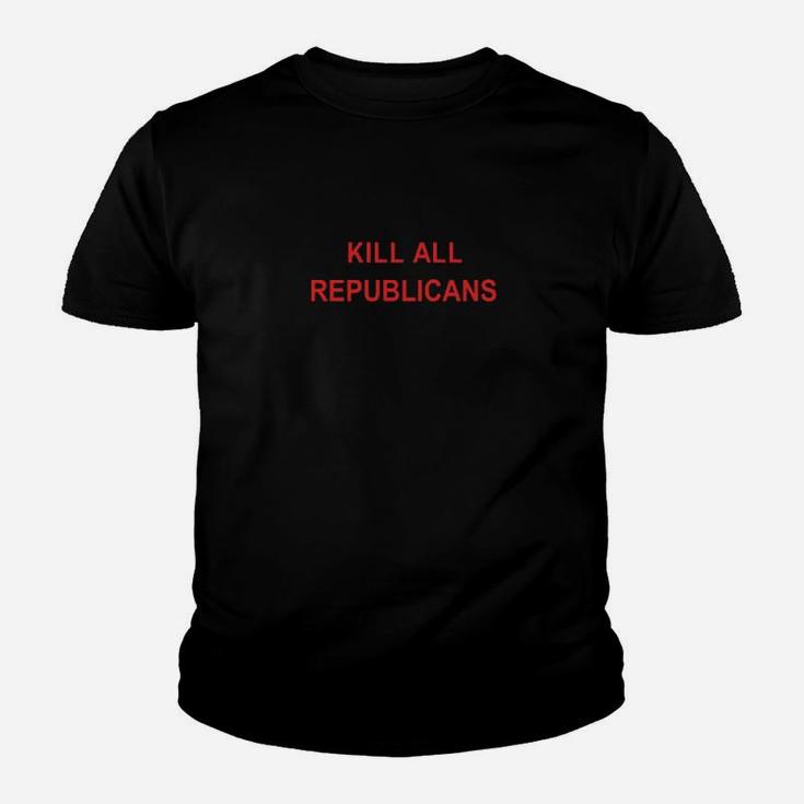 Kill Republicans    Vintage Design Youth T-shirt