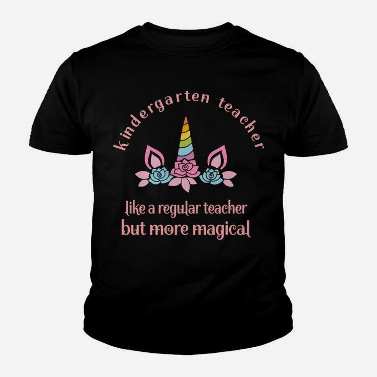 Kindergarten Teacher Unicorn Magical Cute Gift Youth T-shirt