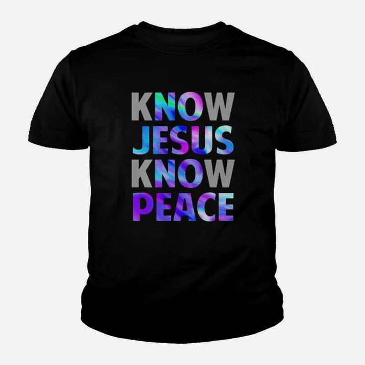 Know Jesus Know Peace Youth T-shirt