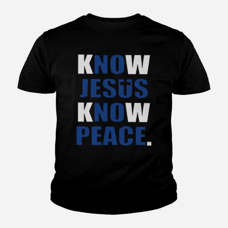 Know Jesus Know Peace Youth T-shirt