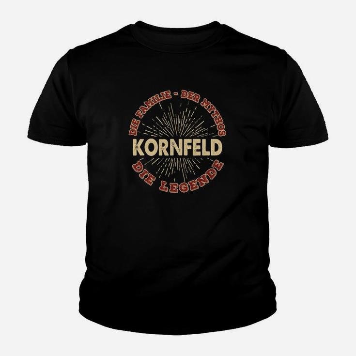 Kornfeld der Legenden Kinder Tshirt, Retro Schwarz