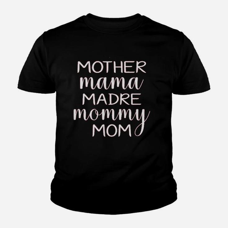 Ladies Mother Mama Madre Mommy Mom Game Youth T-shirt