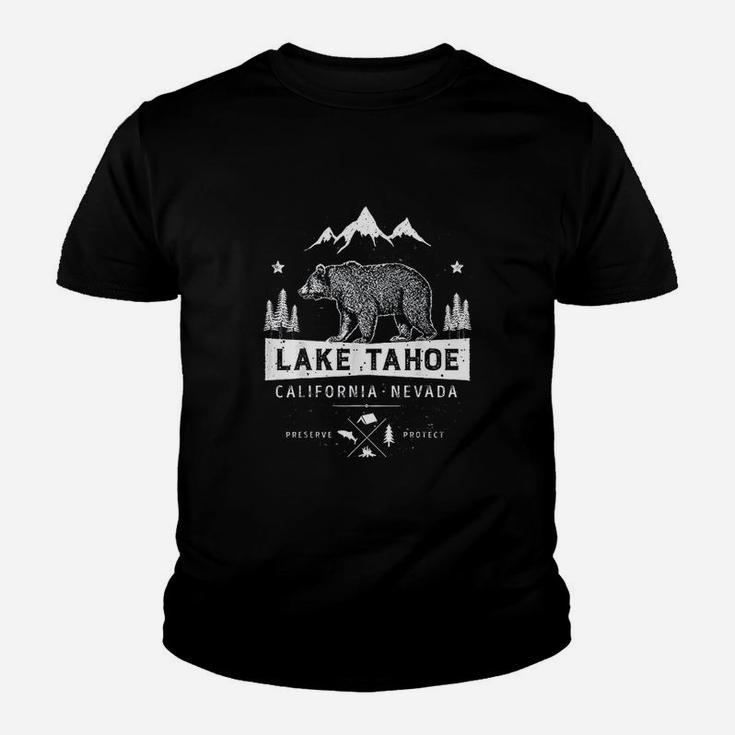 Lake Tahoe   Vintage Bear Youth T-shirt