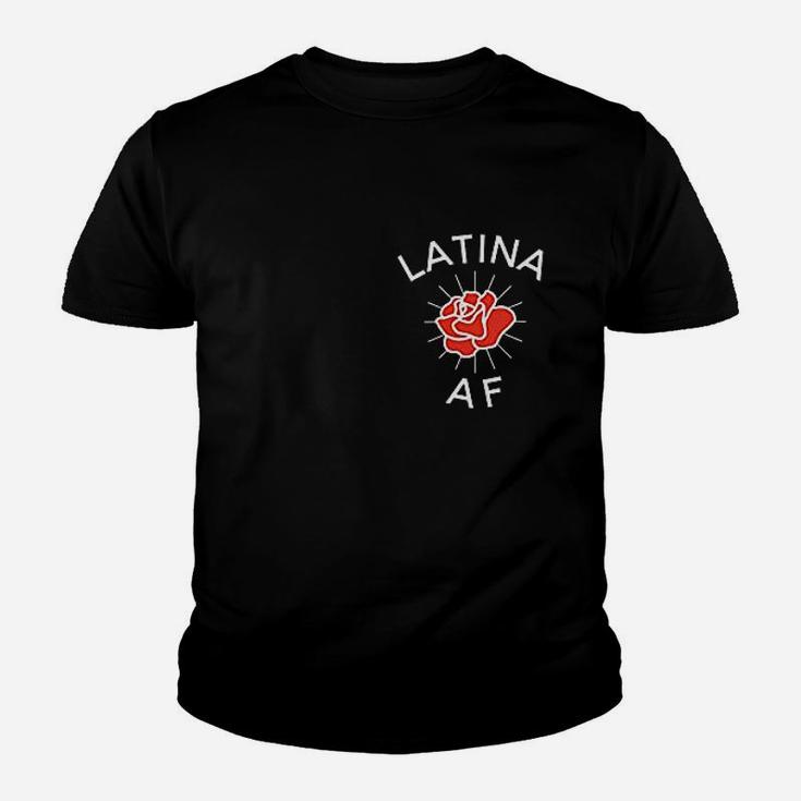 Latina Rose Pocket Print Youth T-shirt