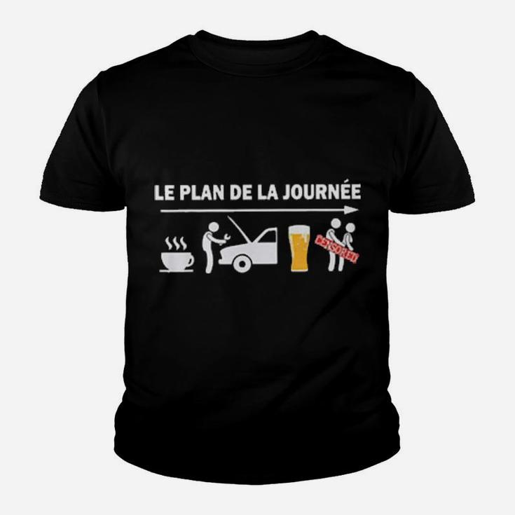 Le Plan De La Journee Youth T-shirt