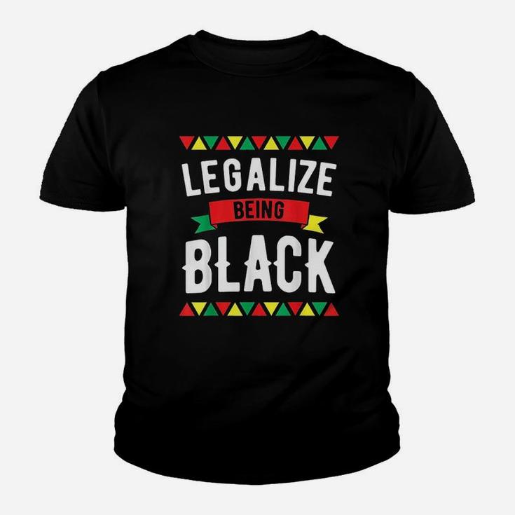 Legalize Being Black Youth T-shirt