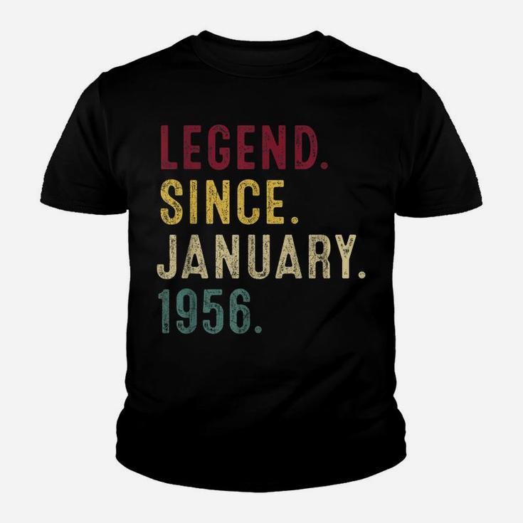 Legend Since January 1956 65Th Birthday Gift 65 Years Old Youth T-shirt