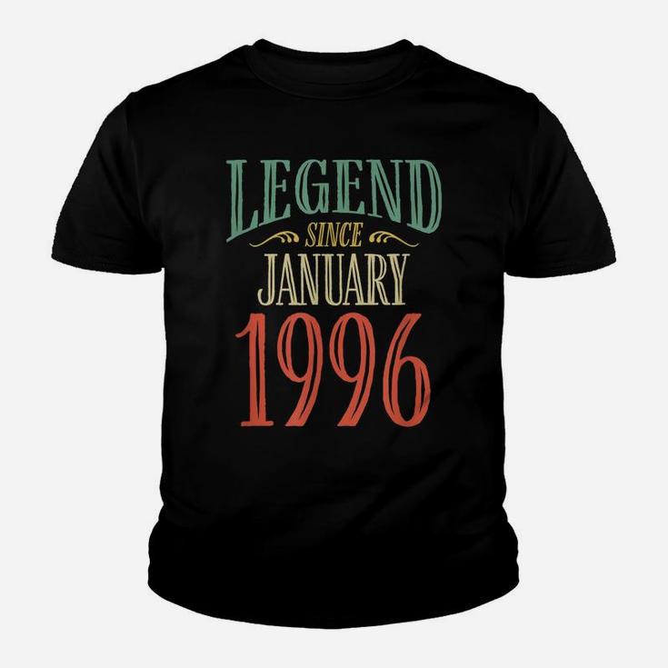 Legend Since January 1996 Birthday Gift Youth T-shirt