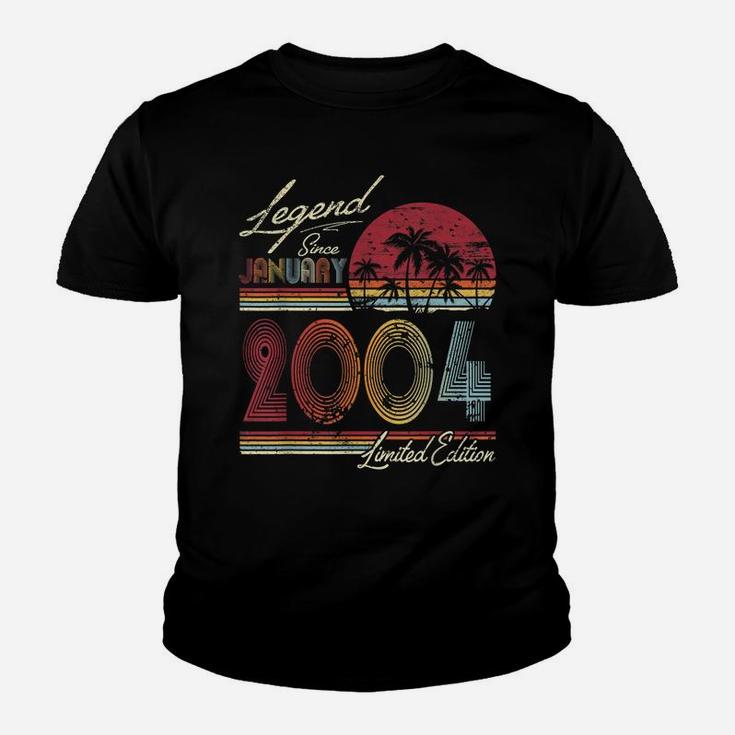 Legend Since January 2004 16Th Birthday Gift 16 Years Old Youth T-shirt