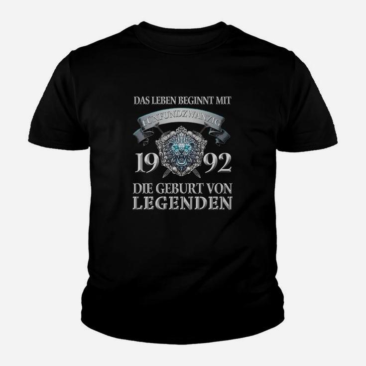 Legenden 1992 Geburtstags-Kinder Tshirt für Jahrgang Fans