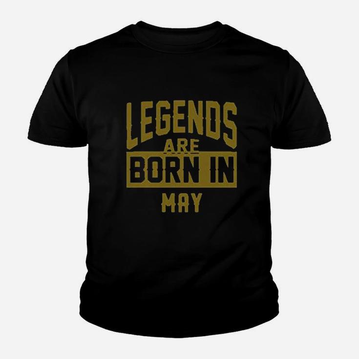 Legends Are Born In Gold Youth T-shirt