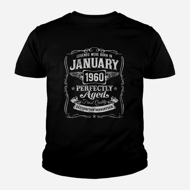 Legends Were Born In January 1960 Classic 61St Birthday Youth T-shirt