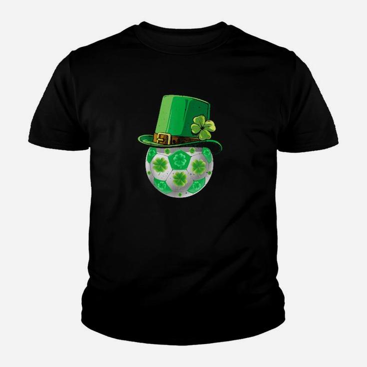 Leprechaun Soccer Shamrock St Patricks Day Irish Youth T-shirt