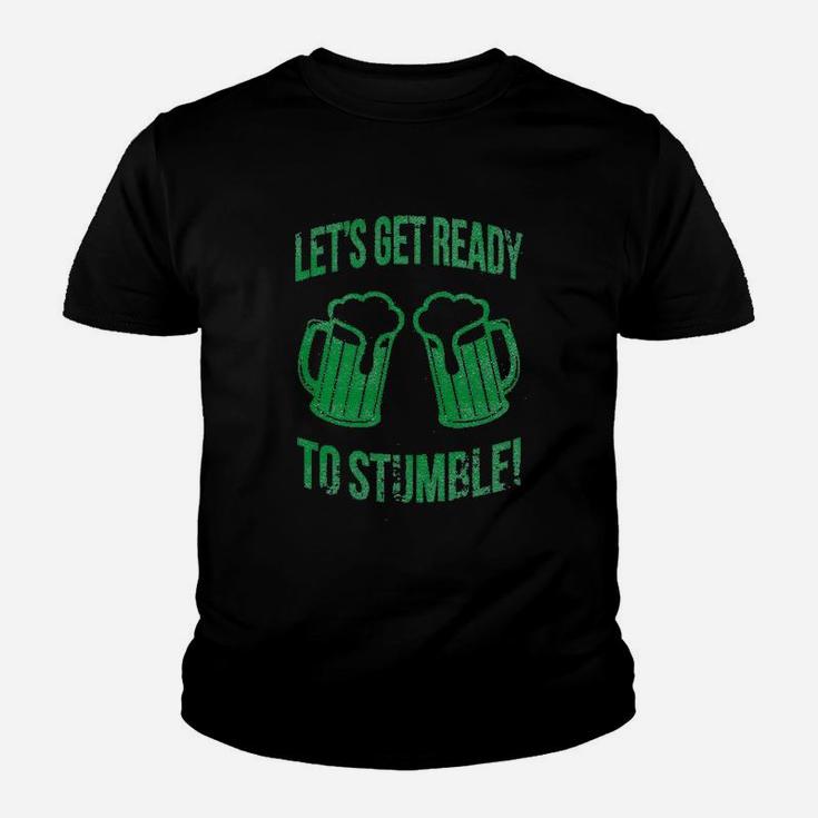 Lets Get Ready To Stumble Funny St Saint Patricks Day Drinking Youth T-shirt