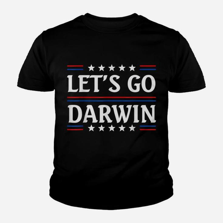Lets Go Darwin Tee Funny Trendy Sarcastic Let's Go Darwin Youth T-shirt