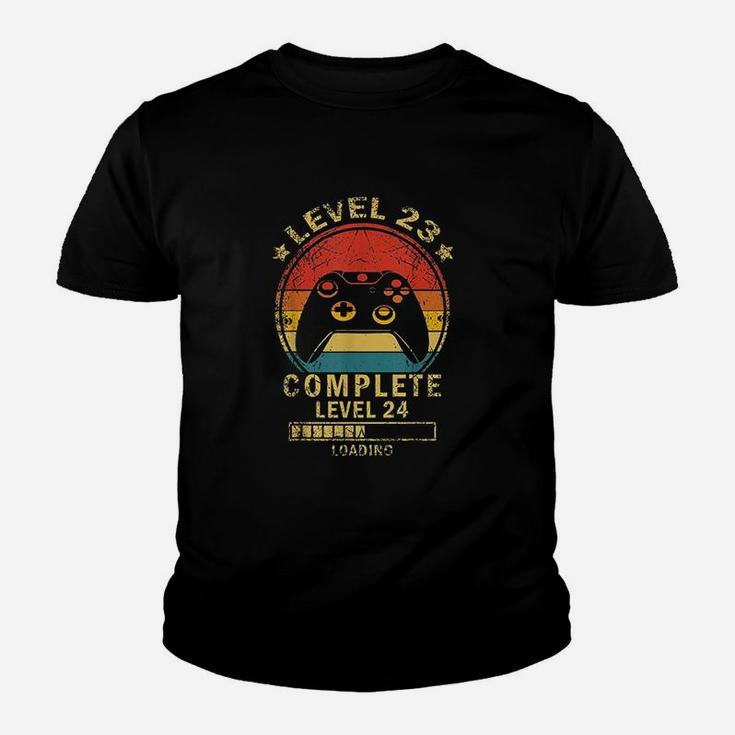 Level 23 Complete Level 24 Loading Gamers Youth T-shirt