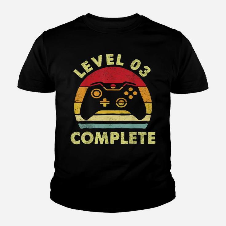 Level 3 Complete Vintage Celebrate 3Rd Wedding Youth T-shirt